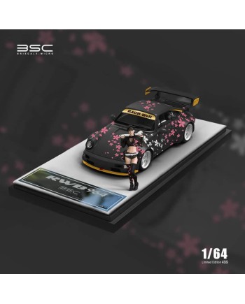 (預訂 Pre-order) BSC 1/64 RWB 964 (Diecast car model) Sakura 人偶版