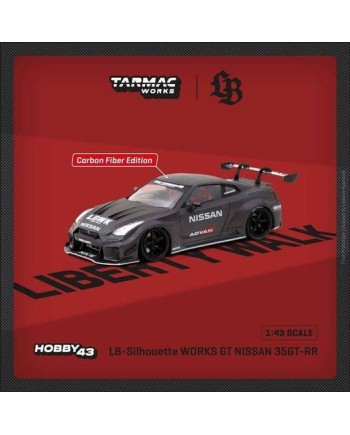 (預訂 Pre-order) TARMAC WORKS 1/43 T43-022-CBN LB-Silhouette WORKS GT NISSAN 35GT-RR Full Carbon (Diecast car model)