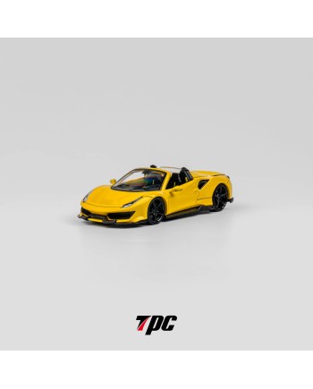 (預訂 Pre-order) TPC 1/64 Novitec 488 Roadster version (Diecast car model) 限量300台 Yellow / black interior