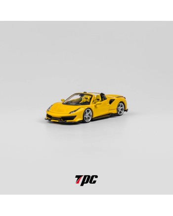 (預訂 Pre-order) TPC 1/64 Novitec 488 Roadster version (Diecast car model) 限量300台 Yellow / yellow interior
