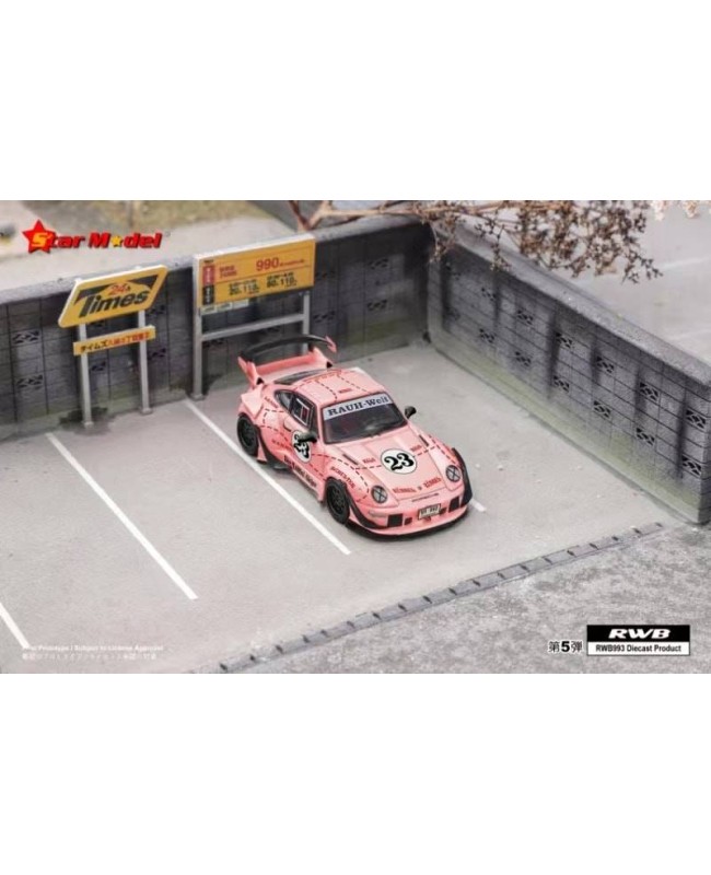 (預訂 Pre-order) Star Model 1:64 Rauh-Welt RWB993 GT Pink Pig (Der Truffel Jager) (Diecast car model) 限量999台 普通版