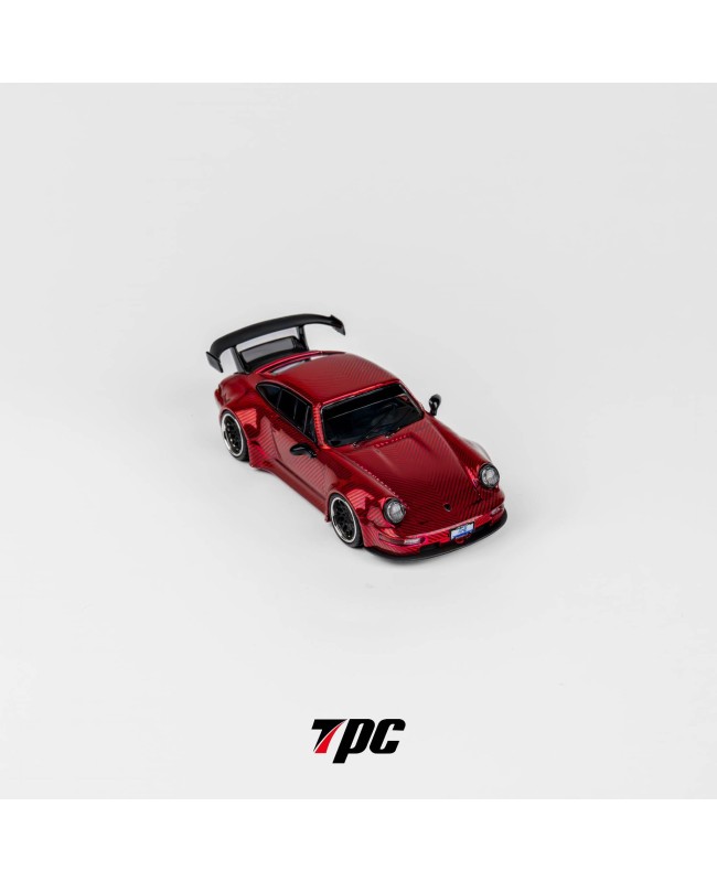 (預訂 Pre-order) TPC 1/64 RWB964 (Diecast car model) 限量300台 Chrome red