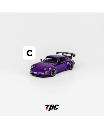 (預訂 Pre-order) TPC 1/64 RWB964 (Diecast car model) 限量300台 Chrome purple