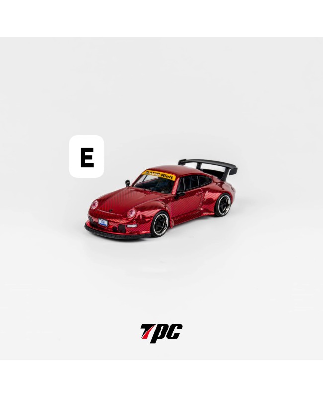 (預訂 Pre-order) TPC 1/64 RWB993 (Diecast car model) 限量300台 Chrome red