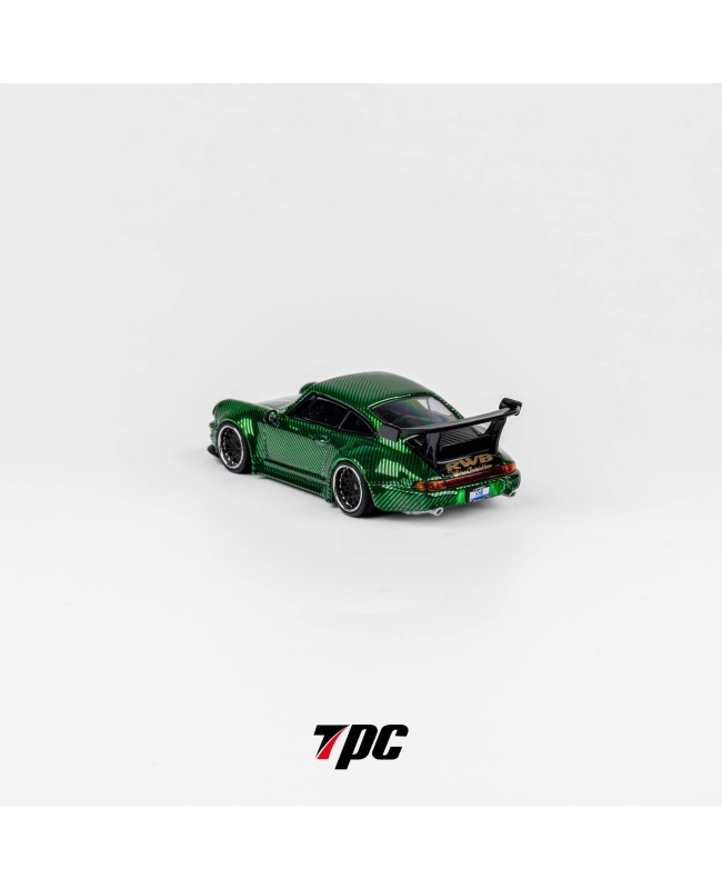 (預訂 Pre-order) TPC 1/64 RWB964 (Diecast car model) 限量300台 Chrome green