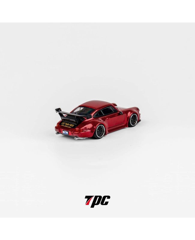 (預訂 Pre-order) TPC 1/64 RWB964 (Diecast car model) 限量300台 Chrome red