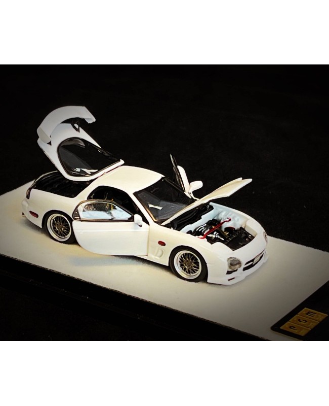 (預訂 Pre-order) PGM 1/64 FD3S RX7 White Color (Diecast car model) PGM-640803 限量999台 普通版/方盒