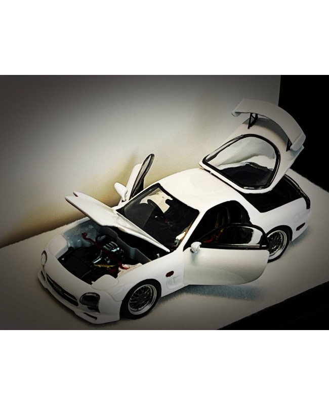 (預訂 Pre-order) PGM 1/64 FD3S RX7 White Color (Diecast car model) PGM-640803 限量999台 普通版/方盒