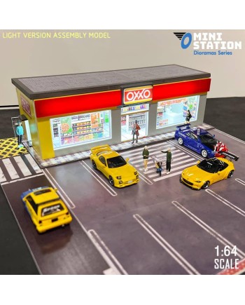 (預訂 Pre-order) Mini Station Diorama 01-OXXO Shop with parking