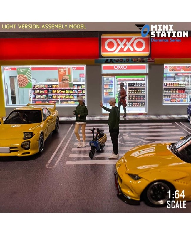 (預訂 Pre-order) Mini Station Diorama 01-OXXO Shop with parking
