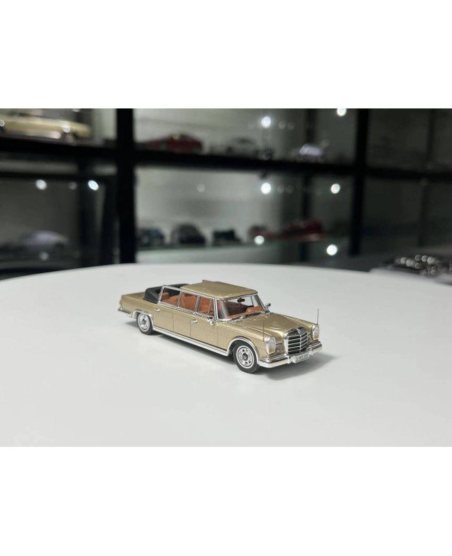 (預訂 Pre-order) TPC 1/64 Benz S600 Pullman Extended Version (Diecast car model) 限量300台 金色+棕內飾/常規版