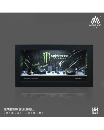 (預訂 Pre-order) MoreArt 1/64 Monster / RedBull Repair SHOP Scene Model MO941310 Monster