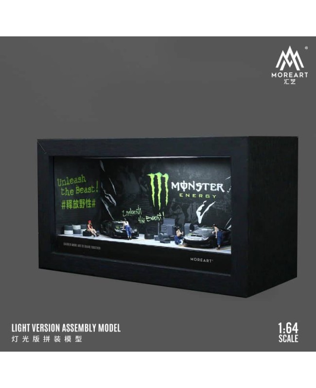 (預訂 Pre-order) MoreArt 1/64 Monster / RedBull Repair SHOP Scene Model MO941310 Monster