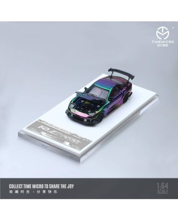 (預訂 Pre-order) TM 1/64 Mazda RX7 Chromed color (Diecast car model) 限量999台 TM647003 Chrome purple