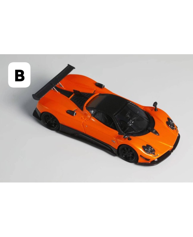 (預訂 Pre-order) U2 1/64 Pagani Zonda Tricolore (Resin car model) 限量199台 Orange