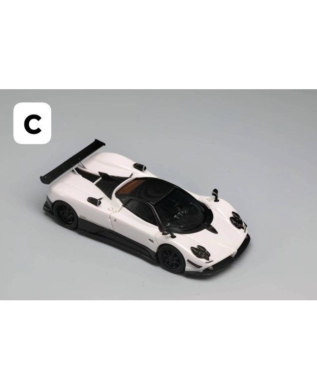 (預訂 Pre-order) U2 1/64 Pagani Zonda Tricolore (Resin car model) 限量199台 White