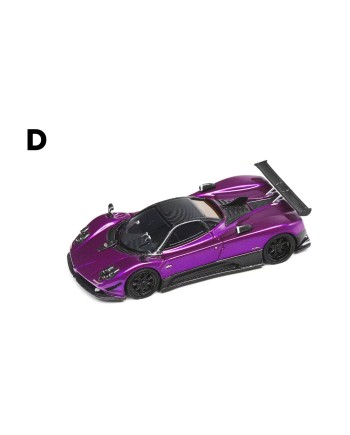 (預訂 Pre-order) U2 1/64 Pagani Zonda Tricolore (Resin car model) 限量199台 Purple