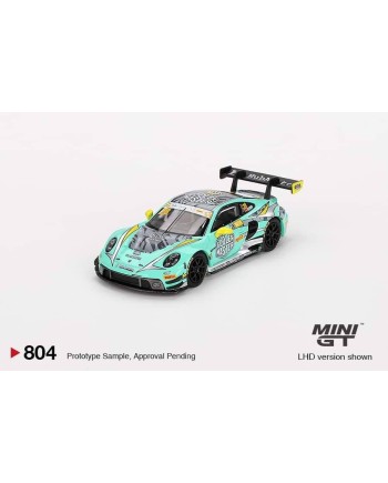 (預訂 Pre-order) Mini GT 1/64 MGT00804-L Porsche 911 GT3 R #28 HubAuto Racing  2023 FIA GT World Cup 70th Macau Grand Prix LHD (Diecast car model)