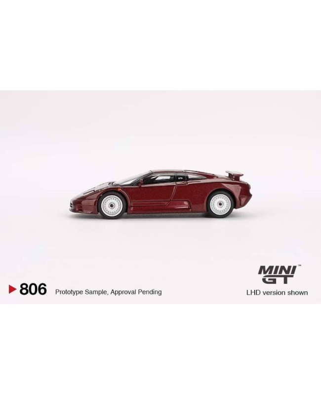 (預訂 Pre-order) Mini GT 1/64 MGT00806-L Bugatti EB110 GT Dark Red Metallic LHD (Diecast car model)