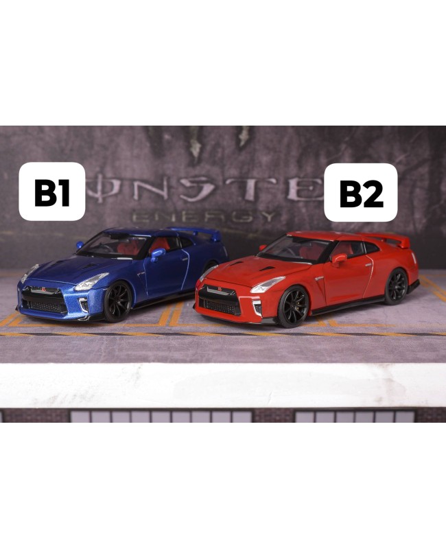 (預訂 Pre-order) MOTORHELIX MH 1/64 Nissan GT-R (R35) Track Edition R35 Gulf Blue (限量799台) (Diecast car model)