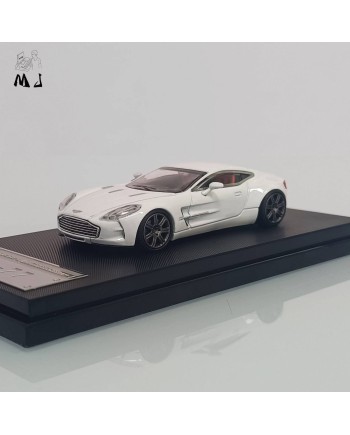 (預訂 Pre-order) MJ 1/64 Aston Martin ONE77 (Diecast car model) White