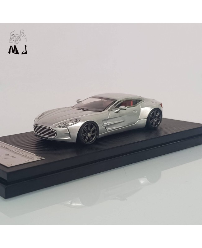 (預訂 Pre-order) MJ 1/64 Aston Martin ONE77 (Diecast car model) Silver