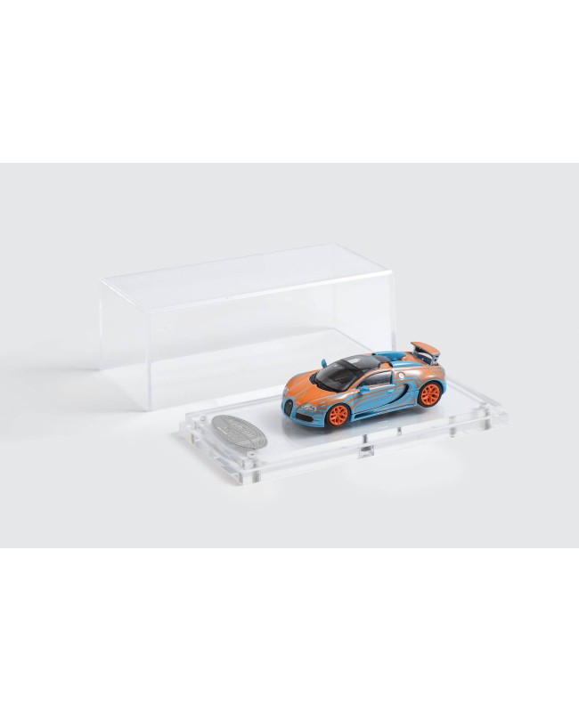 (預訂 Pre-order) Mortal 1/64 Bugatti Veyron Super Sport (Diecast car model) 限量699台 L'Or Blanc Gulf