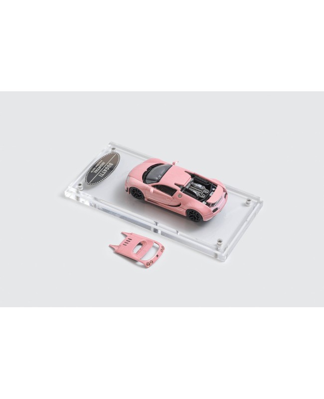(預訂 Pre-order) Mortal 1/64 Bugatti Veyron Super Sport (Diecast car model) 限量699台 Carbon Pink