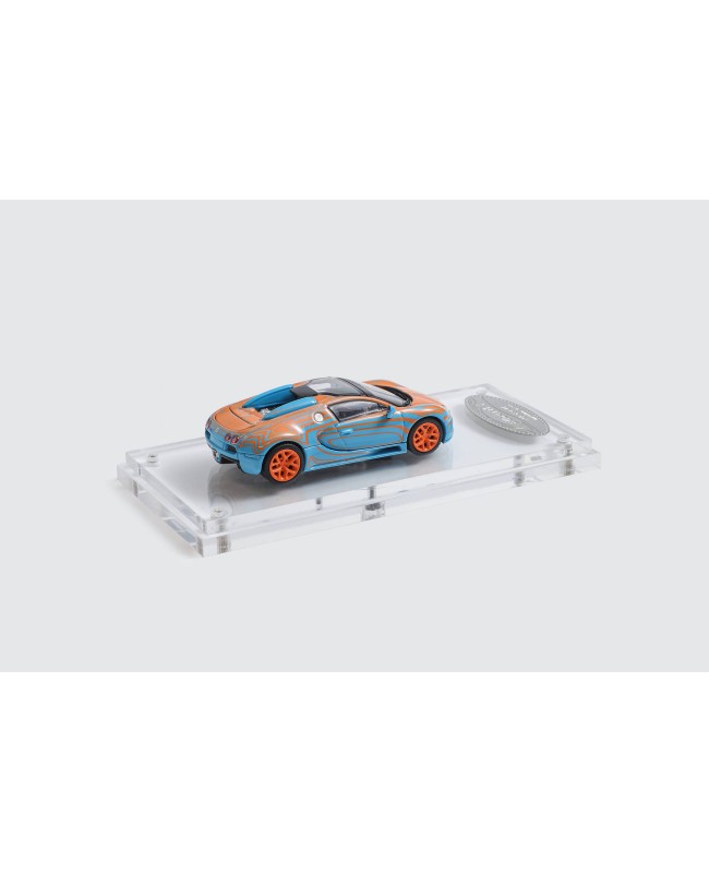 (預訂 Pre-order) Mortal 1/64 Bugatti Veyron Super Sport (Diecast car model) 限量699台 L'Or Blanc Gulf