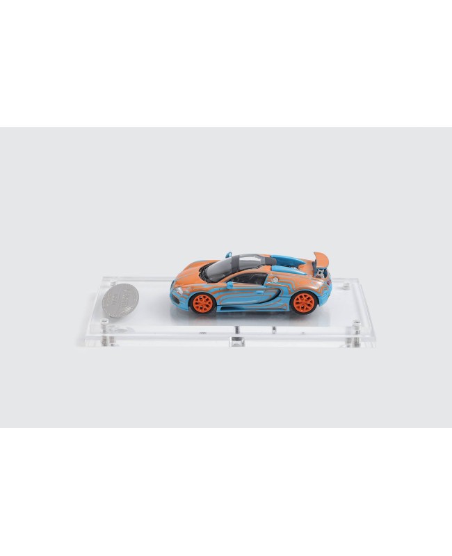 (預訂 Pre-order) Mortal 1/64 Bugatti Veyron Super Sport (Diecast car model) 限量699台 L'Or Blanc Gulf
