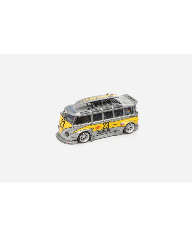 (預訂 Pre-order) League Model LMLF 1:64 VW T1 Kombi Raw Silver Flash#23 (Diecast car model) 限量399台