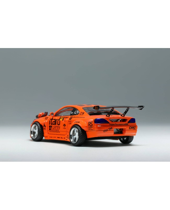 (預訂 Pre-order) YS 1:64 modified S15 orange 4.0 V8 engine (Diecast car model) 限量999台