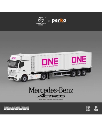 (預訂 Pre-order) TimeMicro & Perka 1/64 Benz Actors MAERSK  / ONE (Diecast car model) TM646711 ONE