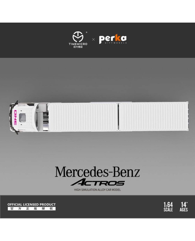 (預訂 Pre-order) TimeMicro & Perka 1/64 Benz Actors MAERSK  / ONE (Diecast car model) TM646711 ONE