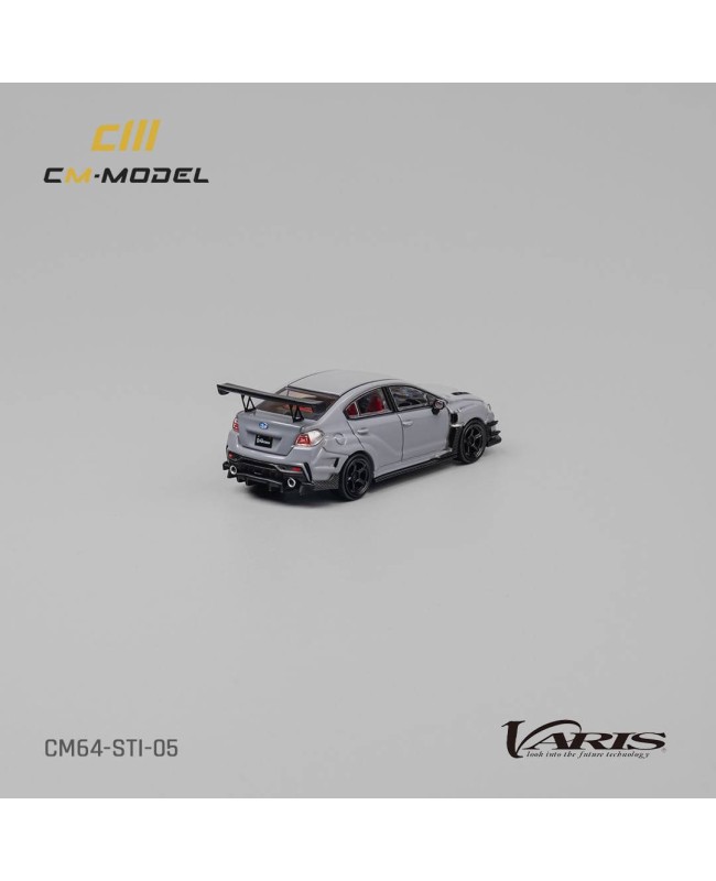 (預訂 Pre-order) CM Model 1/64 CM64-STI-05 Subaru STI Varis Widebody 1.0 Gray (Diecast car model)