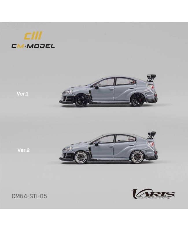 (預訂 Pre-order) CM Model 1/64 CM64-STI-05 Subaru STI Varis Widebody 1.0 Gray (Diecast car model)