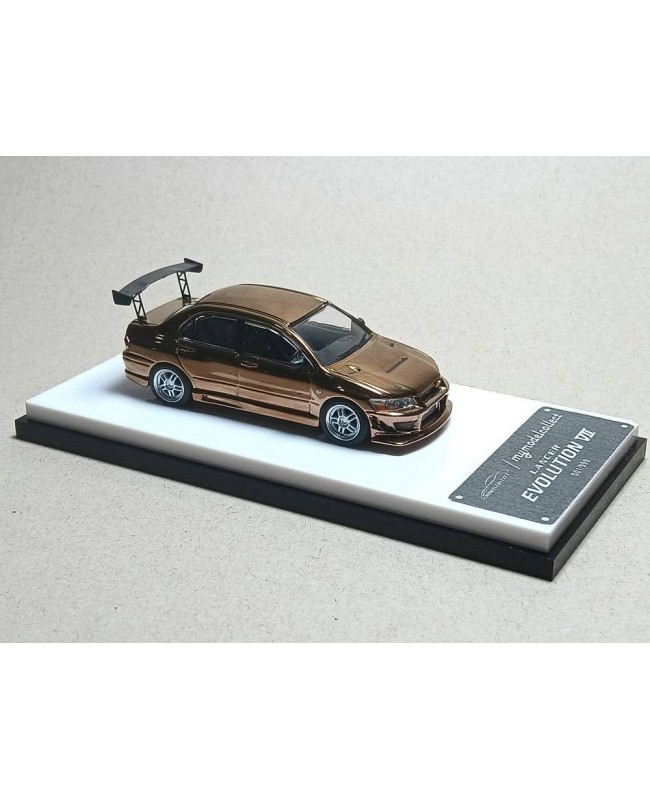 (預訂 Pre-order) MC 1/64 MC640015A —-Mitsubishi Evolution EVO VII 電鍍銅 (Chrome Copper) (Diecast car model)