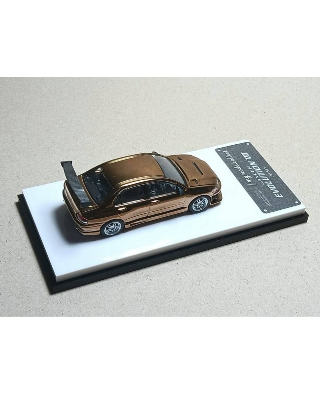 (預訂 Pre-order) MC 1/64 MC640015A —-Mitsubishi Evolution EVO VII 電鍍銅 (Chrome Copper) (Diecast car model)