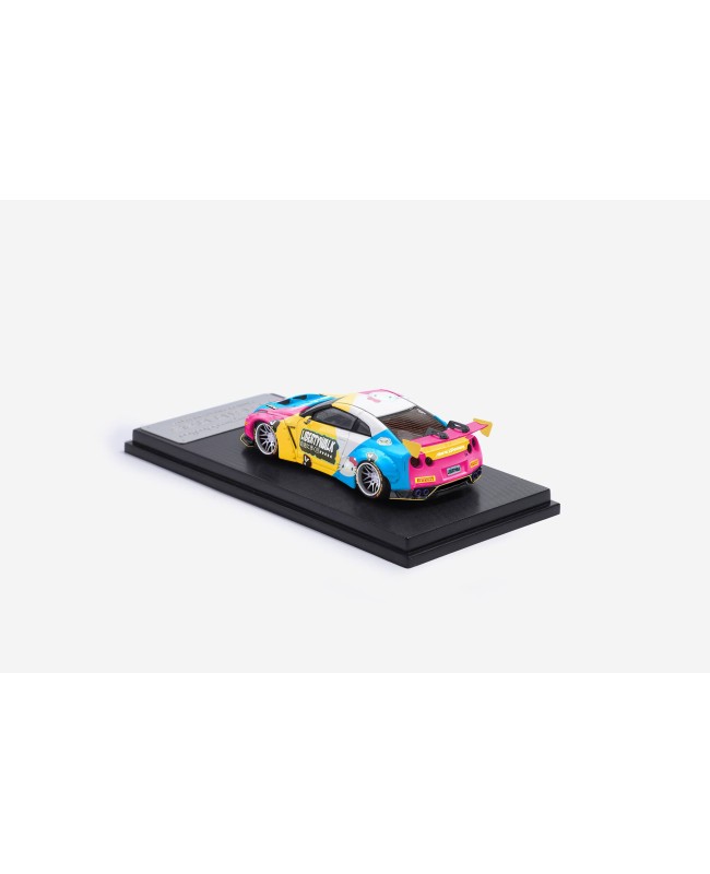 (預訂 Pre-order) ET Model x Model Collect MC 1:64 GT-R R35 LB 1.5 Colorful Kitty (Diecast car model) 限量799台