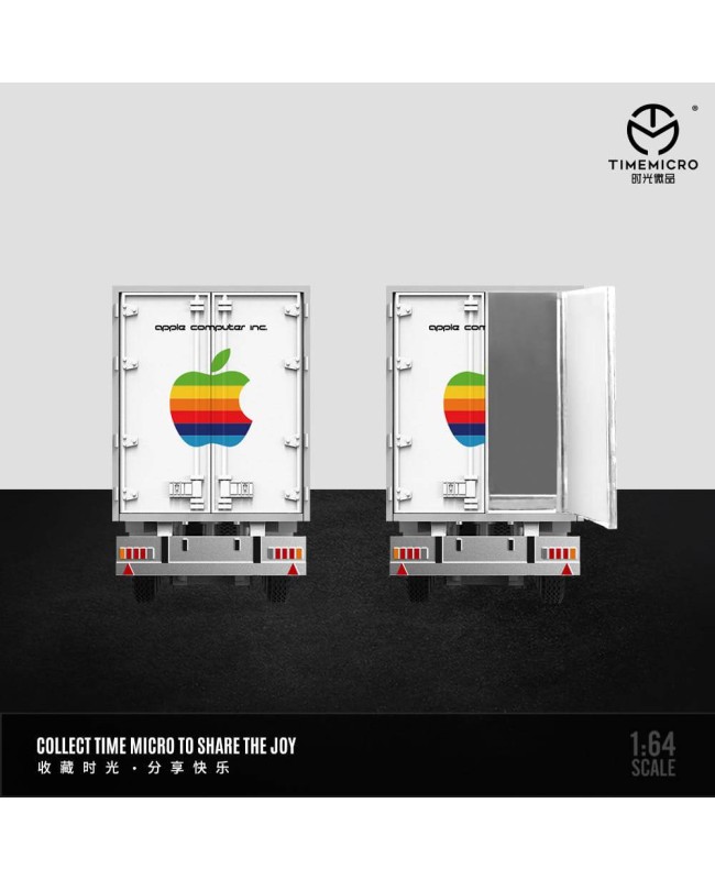 (預訂 Pre-order) TM 1/64 Scania Container truck White Apple / Black Apple (Diecast car model) TM644010 White Apple