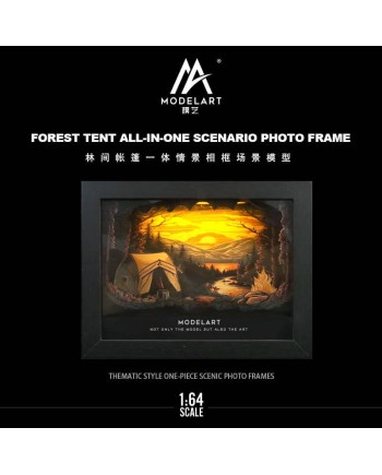 (預訂 Pre-order) ModelArt 1/64 Forest Tent All in one Scenario Photo Frame MA390101