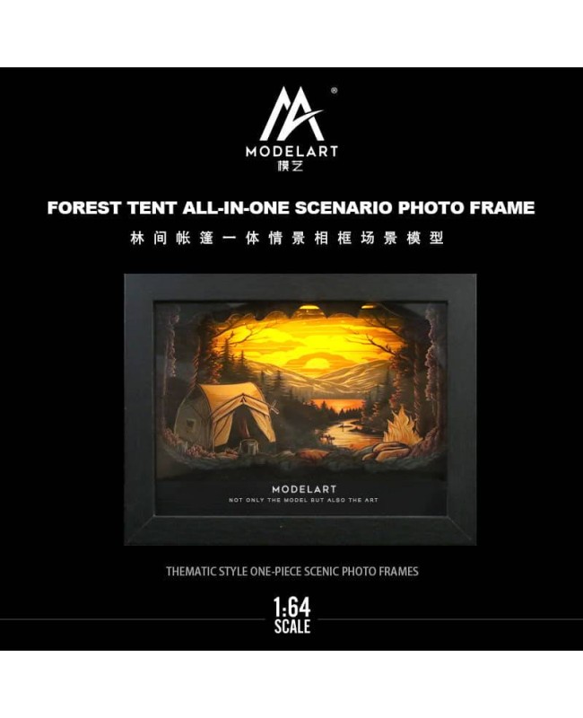 (預訂 Pre-order) ModelArt 1/64 Forest Tent All in one Scenario Photo Frame MA390101