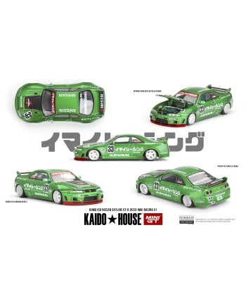 (預訂 Pre-order) KAIDO HOUSE x MINI GT (Diecast car model) KHMG150 Nissan Skyline GT-R (R33) Imai Racing V1