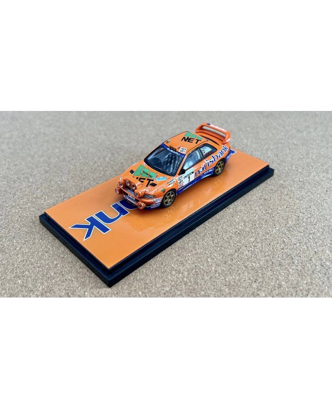 (預訂 Pre-order) Fine works64 1/64 SUBARU WRC (Diecast car model) 限量500台 Orange #1