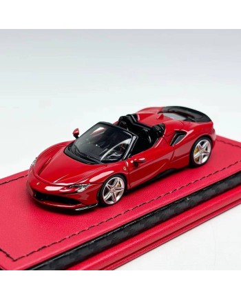 (預訂 Pre-order) ART 1/64 Ferrari SF90 (Resin car model) 限量199台 標紅碳尾敞篷  新款雙色五福輪轂