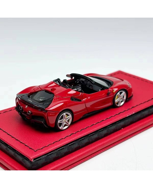 (預訂 Pre-order) ART 1/64 Ferrari SF90 (Resin car model) 限量199台 標紅碳尾敞篷  新款雙色五福輪轂