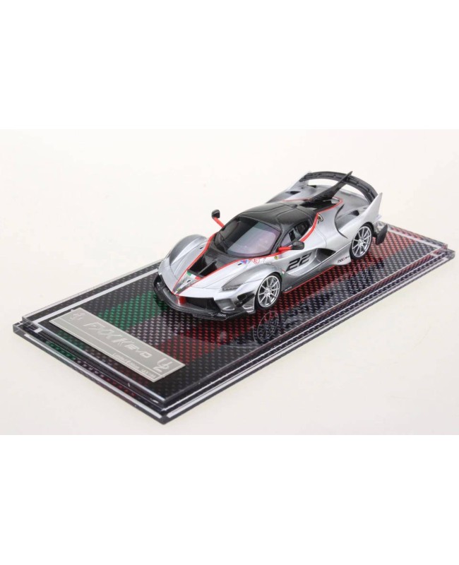 (預訂 Pre-order) U2 1/64 Ferrari FXXK EVO SILVER (Resin car model) 限量199台