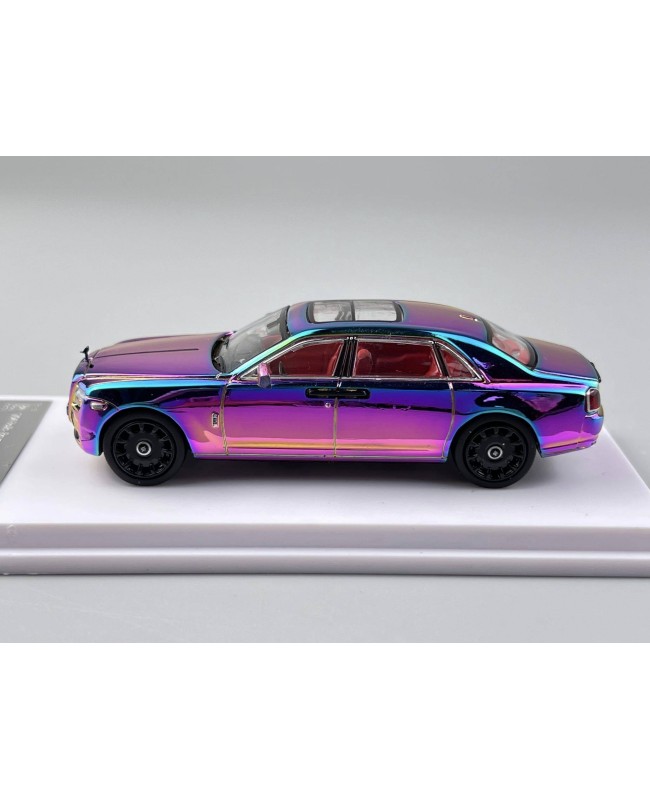 (預訂 Pre-order) DCM 1/64 Rolls-Royce Ghost (Diecast car model) 限量299台 Chrome color