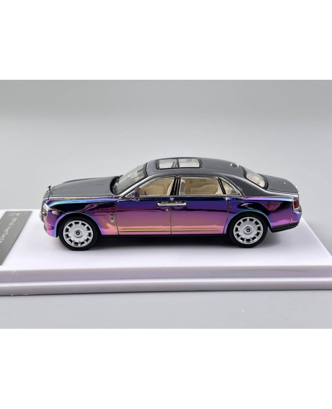 (預訂 Pre-order) DCM 1/64 Rolls-Royce Ghost (Diecast car model) 限量299台 Chrome color silver