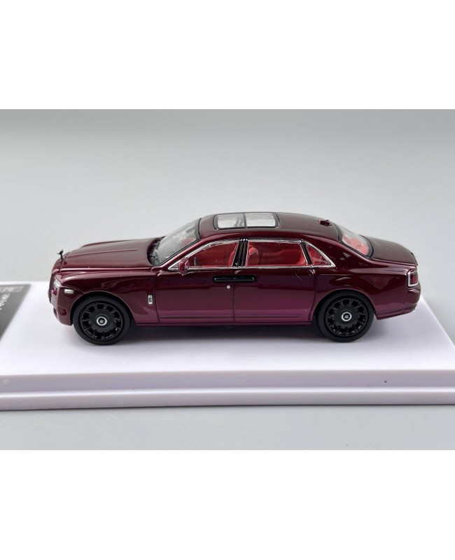 (預訂 Pre-order) DCM 1/64 Rolls-Royce Ghost (Diecast car model) 限量299台 Cherry red